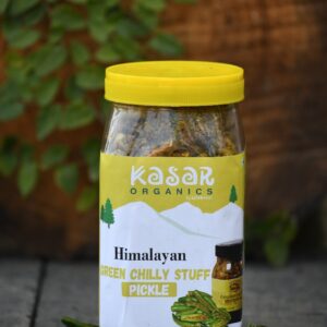 Himalayan Green Chilly Stuff Pickle - Kasar Organics