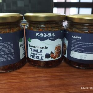 Homemade Timla Anjeer Fig Pickle Kasar Organics